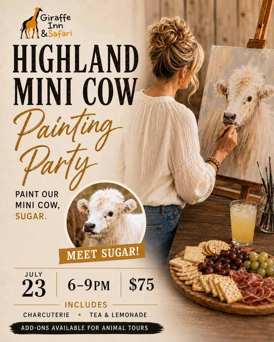 Highland Mini Cow Painting Party