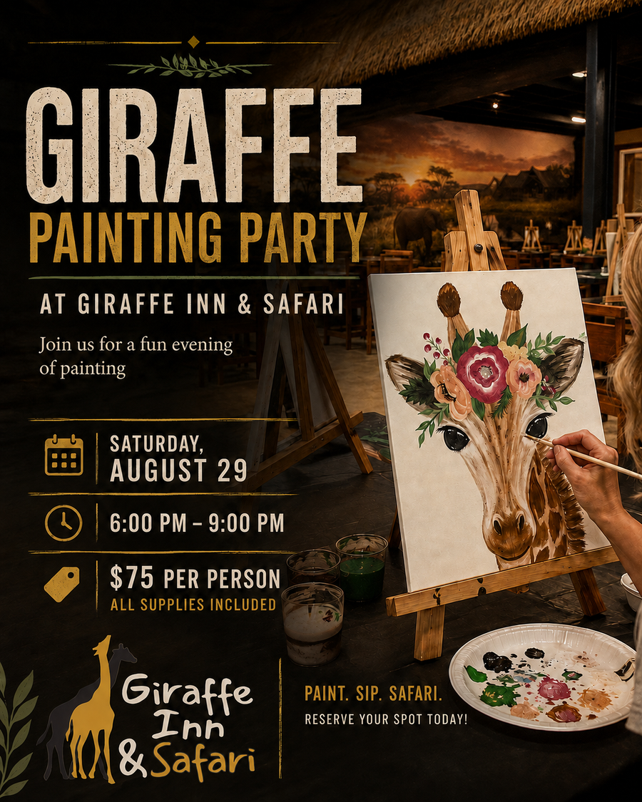 Giraffe Painting Party